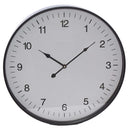Orologio da Parete Ø50 cm in Mdf Cornice: nero