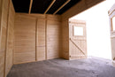 Casetta Box da Giardino 2,8x2 m con Pavimento in Legno Picea Massello 16mm Eden