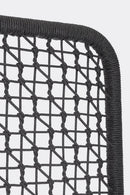 Paravento da Esterno 120x50x180h cm in Alluminio e PP Babilo Antracite e Nero 
