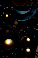Stampa con LED su Tela Laccata con Cornice Minerva 60x3,5x90 cm in Abete e Tela e Plastica      