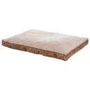 Letto Cuscino Morbido per Cani e Gatti Lavabile in Poliestere Marrone 115x78x13 cm 
