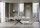 Tavolo Allungabile 180-440x90x77 cm Volantis Premium Cashmere Telaio Antracite 