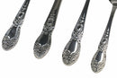 Servizio Set di Posate 24 Pezzi Silver Lucido in Acciaio Villa d'Este Home Tivoli Madame