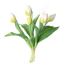 Set 3 Fiori Artificiali Tulipano per 5 Fiori 43 cm 