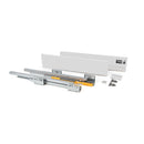 Cassetto Esterno Concept 30 Kg H105 mm P 450 Verniciato Bianco Acciaio Emuca