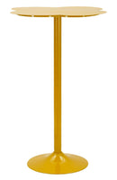 Tavolo Bar Clox Senape 60x0x60 cm in Metallo Senape      