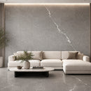 Set 22 Piastrelle Autoadesive per Pavimento e Parete 30x30 cm 2 mq in LTV PVC Effetto Marmo Grigio 