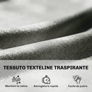 Lettino Prendisole da Giardino 60x198x44 cm Forma S con Cuscino a 5 Posizioni in Rattan Marrone      