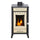 Stufa a Legna 45,5x48,5xh91 cm 15 Kw Olga Beige