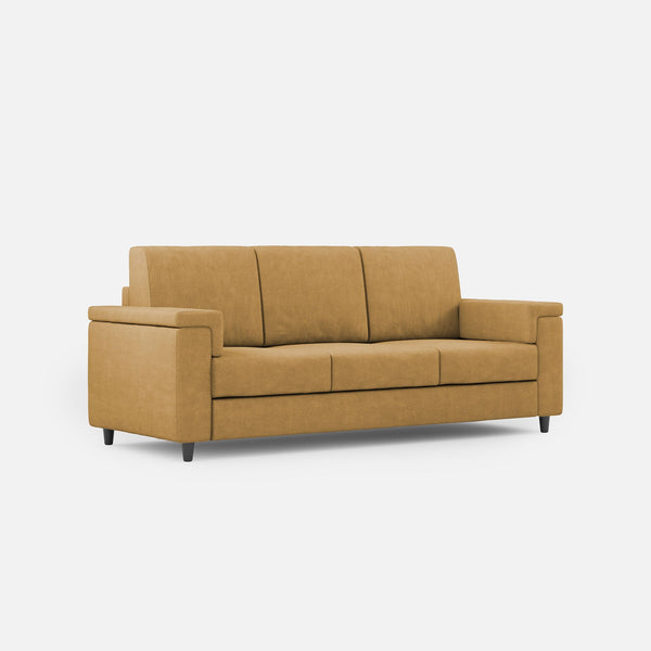 acquista Divano 3 Posti 208x85x85 cm Marrak in Tessuto Ocra