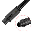 Pistola Idropulitrice a Spruzzo 160Bar con 2 Lance Compatibile Idropulitrici in PP e Fibra di Vetro Nero      