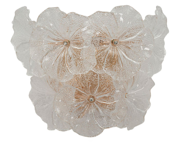 Lampada da Muro Ibiscus 33x17x28 cm in Vetro e Ferro Multicolor acquista