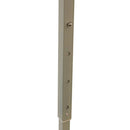 Gazebo Richiudibile Pieghevole 2x2m in Acciaio e PVC Impermeabile Bianco