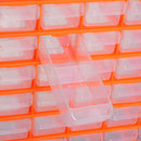 Cassettiera Box per Accessori Minuteria Arancione 38x16x47.5 cm 