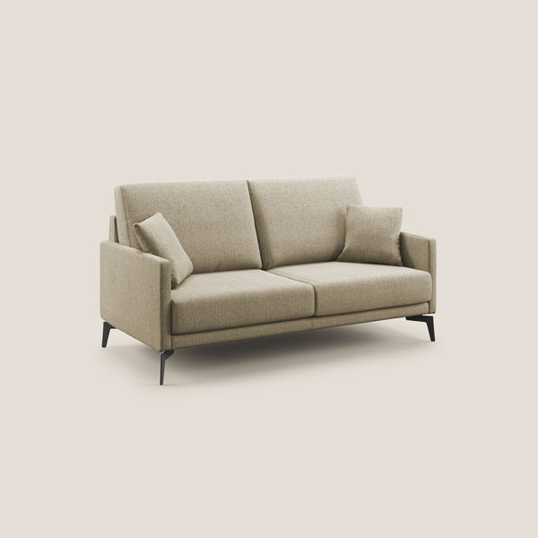 online Divano 2 Posti 160x94x90 cm in Tessuto Beige