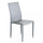 Sedia Cammie 41x50x91 h cm in Similpelle Grigio chiaro