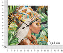 Orologio Kloe 60x4,5x60 cm in MDF Multicolor      
