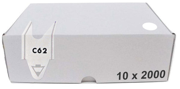 acquista Confezione da 20000 Tickets per Distributore a Chiocciola Lettera + 2 Cifre Visel Bianchi