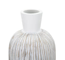 Vaso Atene 15x60x15 cm in Poliresina Bianco
