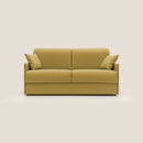 Divano Letto 2 Posti 149x90x96 cm in Tessuto Giallo