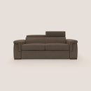 Divano Letto 3 Posti 240x100x95 cm in Tessuto Marrone