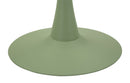 Tavolo Bar Alaska Verde Ø60x106 cm in MDF e Ferro Verde e Crema      