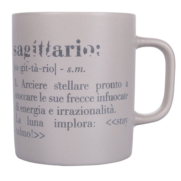 sconto Tazza Zodiaco "sagittario" Ø8x10 cm in Bone China VdE Tivoli 1996 Beige