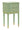 Comodino Camille Verde 40x30x71 cm in Pino e MDF e Ferro