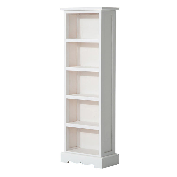 Libreria 5 Ripiani in Legno 30x17x90 cm Bianco prezzo