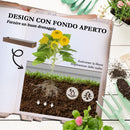 Letto per Orto Rialzato 240x60x30 cm Fioriera per Fiori o Coltivazione a Fondo Aperto in Acciaio Galvanizzato Effetto Legno      