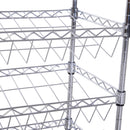Scarpiera in Metallo con 4 Ripiani Regolabili 75x25x87 cm 