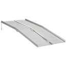 Rampa per Sedia a Rotelle Antiscivolo max 272 kg 183x72x5 cm  in Lega di Alluminio
