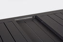 Tavolo da Giardino Allungabile 160/240x90x75 cm in Alluminio Hilde Antracite