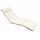 Cuscino Real Steamer 175x49x4 cm in Poliestere Ecrù