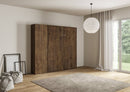 Letto Matrimoniale Francese a Scomparsa Salvaspazio Kentaro H210 cm Marrone
