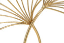 Scultura Leaf Glam 25x8,5x35 cm in Ferro Oro