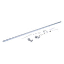 Kit Binario per Porta Scorrevole in Lega d'Alluminio 200x3.15x2.5 cm 