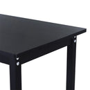 Scrivania da Ufficio ad Angolo 168x120x75 cm in Legno e Metallo  Nero
