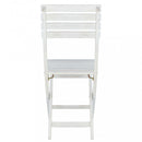 Sedia da Giardino Dalila 36x53x87 h cm in Legno Bianco