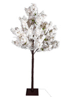 Mandorlo Artificiale ad Uso interno con Led Altezza 210 cm Bianco