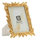 Cornice Laurel 21,2x1,7x26,8 cm in Resina e Vetro Oro      