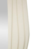 Specchio da Muro Dafne Bianco 90x4x165 cm in MDF e Specchio Bianco      