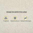 Poltrona Relax Reclinabile Manuale con Poggiapiedi Beige    