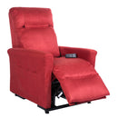 Poltrona Relax Elettrica Dalia con Alzapersona Lift 1 Motore in Microfibra Bordeaux