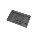 Portaposate Optima Vertex/Concept 500mm Plastica Grigio Antracite Emuca