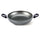Tegame Bombato 2 Maniglie Ø28 cm Antiaderente Rivestimento in Ecotitan Induzione Silex Grigio
