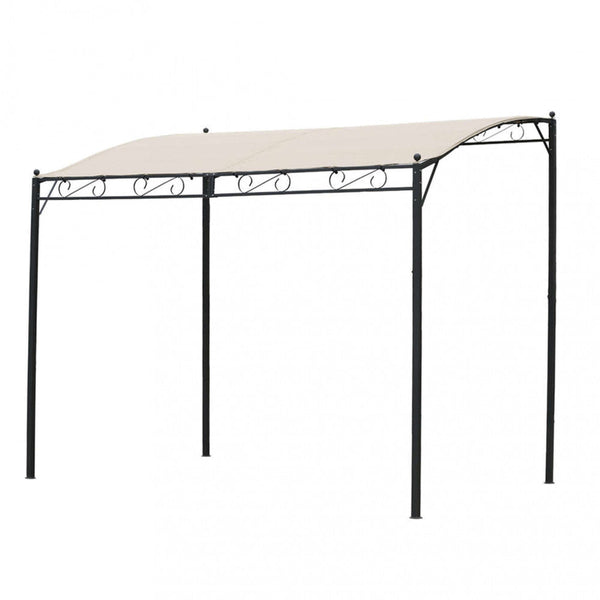 sconto Gazebo Pergola Autoportante 3x4 m in Acciaio Antracite