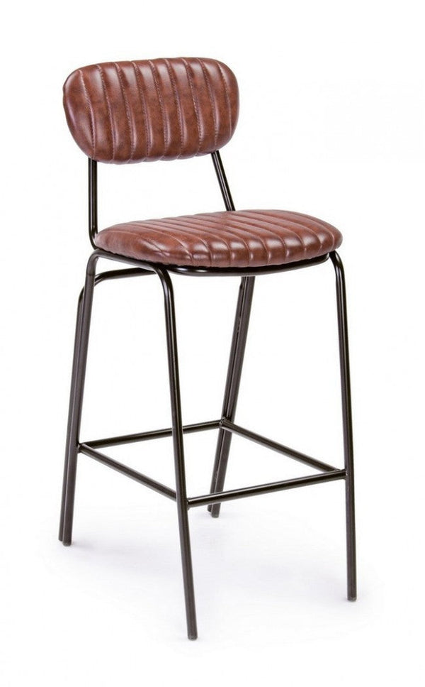 prezzo Sgabello Bar Debbie Arancio Sc Vintage Imbottito in Similpelle
