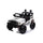 Macchina Elettrica per Bambini Fuoristrada Toyota Fj Cruiser 12V Telecomando Ruote in Gomma e Sedile in Pelle Bianco
