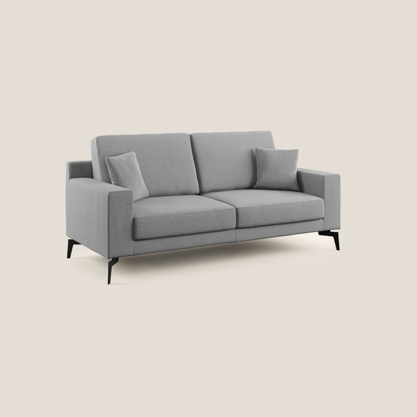 online Divano 3 Posti 186x95x91 cm in Tessuto Grigio